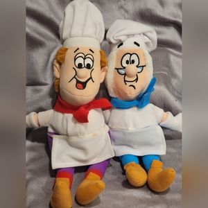 Vintage Keebler Elf Commemorative Dolls/Plush Doc & Buckets Keebler